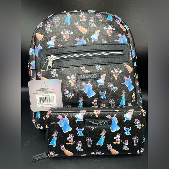 Disney 100 AOP Mini Backpack & Wallet set - Picture 9 of 9